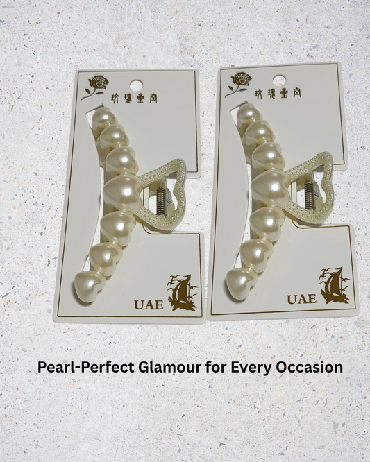 Korean Style Hair Clamp Pearl Design