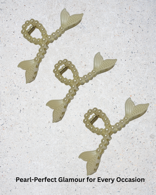 Korean Style Hair Clamp Pearl Design