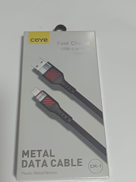 COYE Type-C USB Cable | Fast Charge -CM - 1 Metal Data Cable