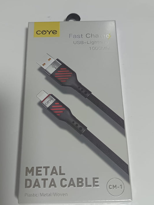 COYE Type-C USB Cable | Fast Charge -CM - 1 Metal Data Cable