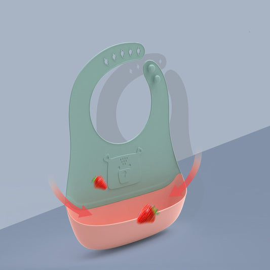 Waterproof Super Soft Meal Pocket Baby bibs