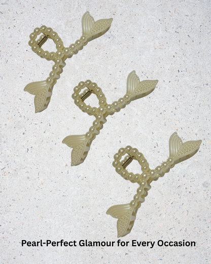 Korean Style Hair Clamp Pearl Design
