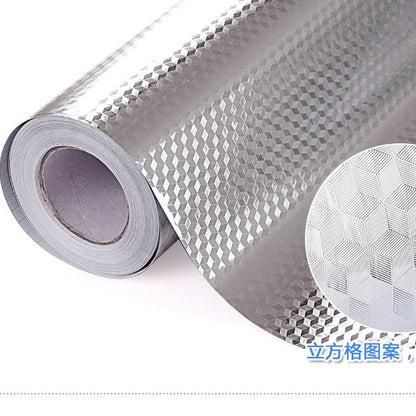 Kitchen oil-proof waterproof and moisture-proof self-adhesive wallpaper