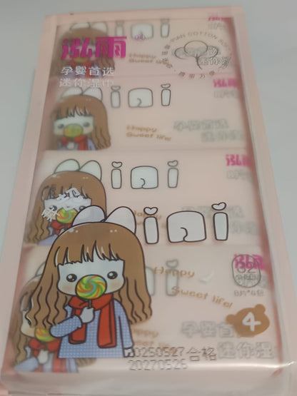 Mini  Size Wet Wipes Unscented non sticky