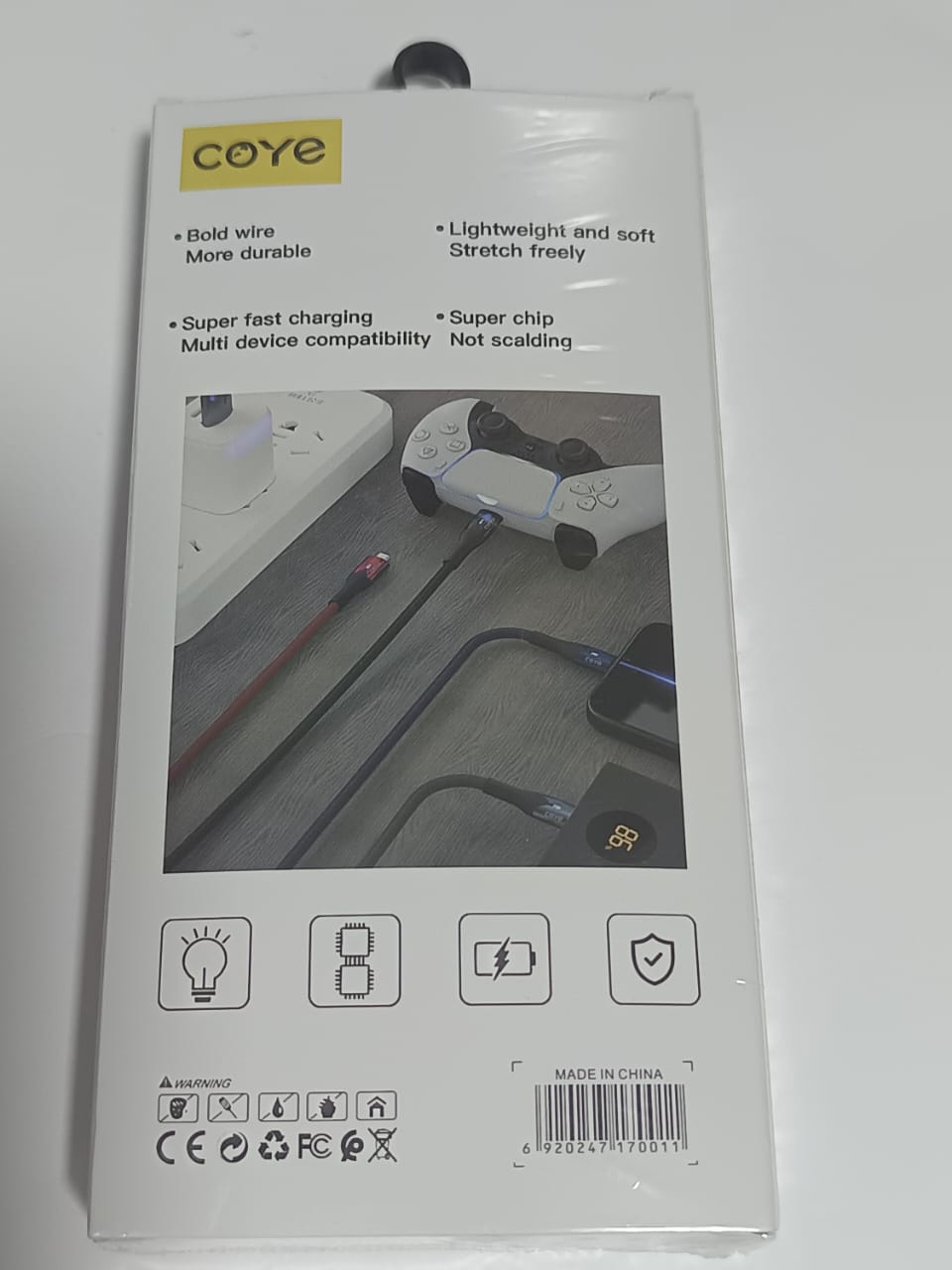 COYE Type-C USB Cable | 4A Output – Super Fast Charger