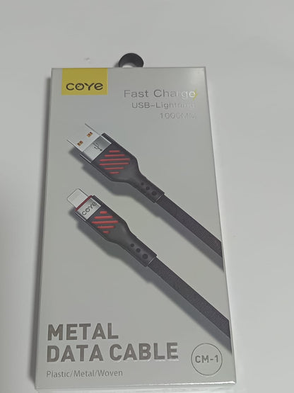COYE Type-C USB Cable | Fast Charge -CM - 1 Metal Data Cable