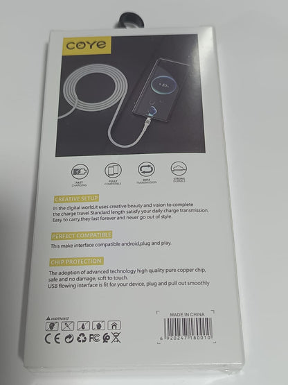 COYE Type-C USB Cable | Fast Charge -CM - 1 Metal Data Cable