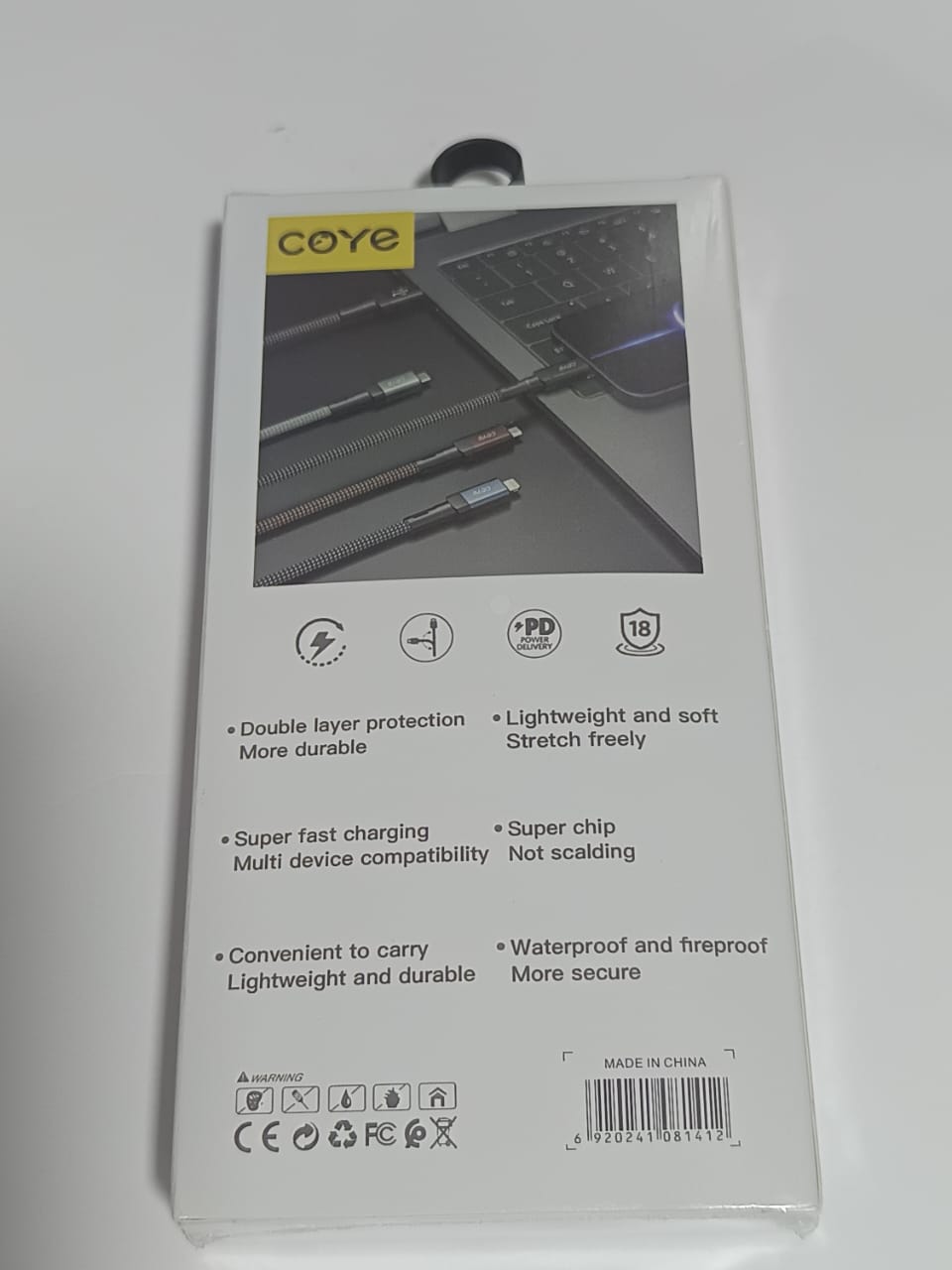 COYE Type-C USB Cable | 4A Output – Super Fast Charger